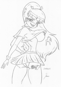 Pacifica, Wendy_Gravity Falls Sketches work_1