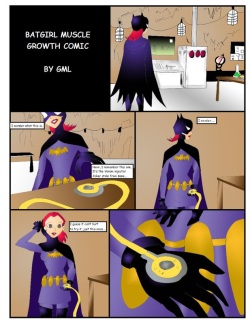 Batgirl Muscle Growth Comic