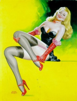 assorted vintage-style pin-up artwork part 4 of 5