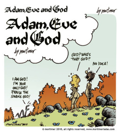 Adam, Eve, and God