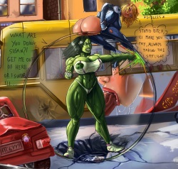 Susan and She-Hulk